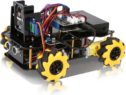 ACEBOTT Smart Robot Car Kit Compatible with Arduino, Robotics for Kids Ages 8-12 12-16, Electronic Programming Project/STEM Science Kits Coding Gifts for Adults and Youths