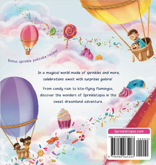 Sprinkletopia: A Whimsical Wonderland of Sweet Surprises. Rhyming Children's Picture Book with Enchanting Illustrations