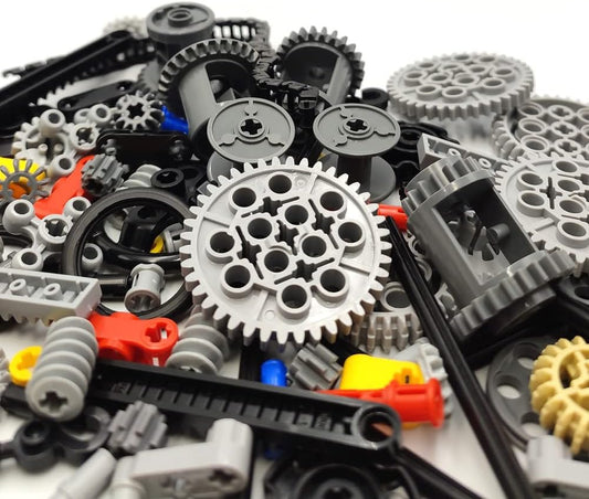 dspitwod MOC Technical Wheels Connectors Rack Gear Car Suspension Building Brick Accessories Pieces Sets STEM Learning Kits Engineering Toy Gift for Kids …