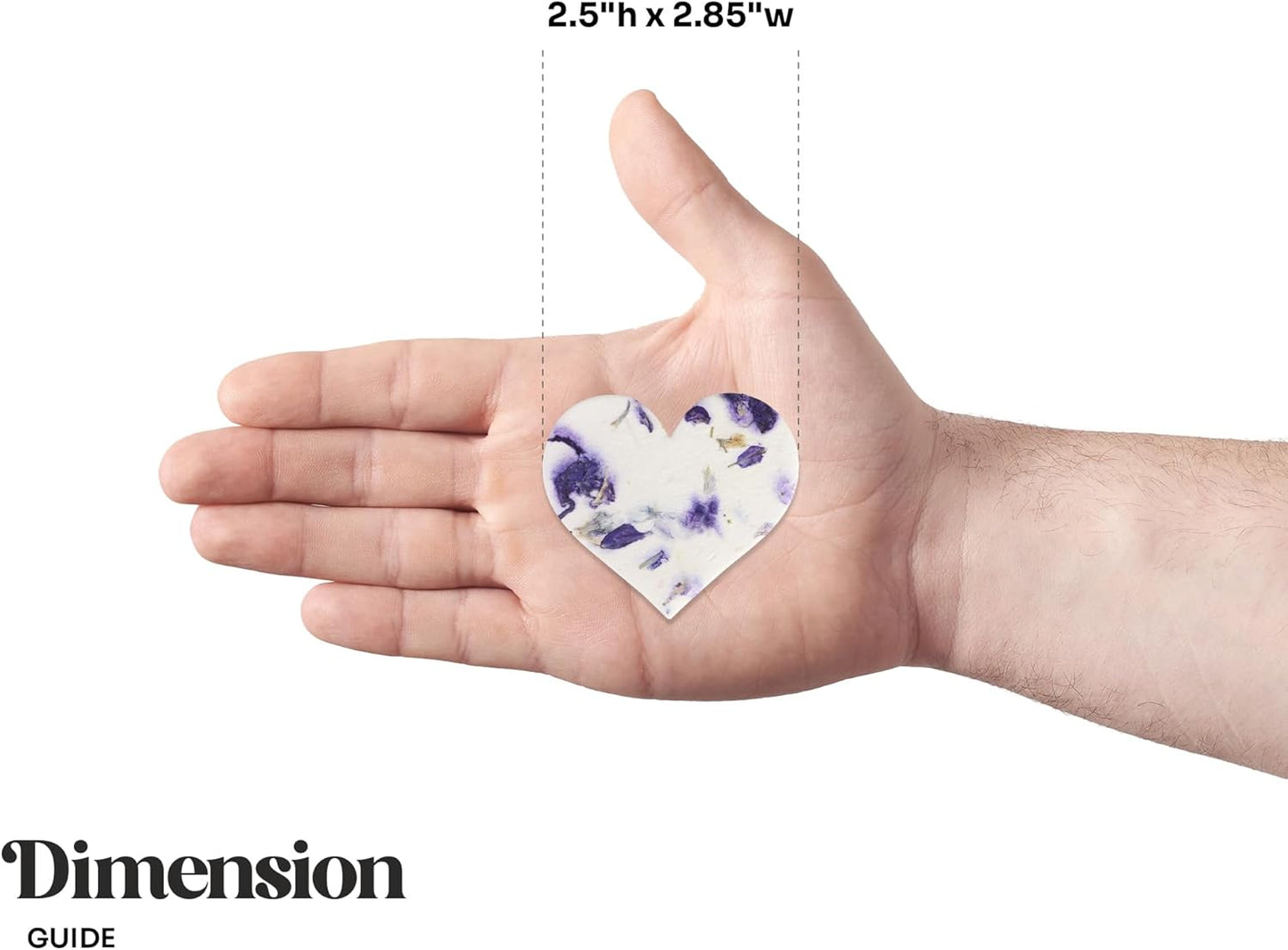 Wildflower Seed Paper - Set of 24 Purple Butterfly-Shaped with Envelope and Planting Instruction, Writable & Plantable Gift for Mom and Plant Lover, Ideal for Wedding, Memorial, Baby Shower