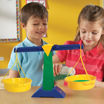Learning Resources Pan Balance - Back to School, Homeschool, Math Toys, Teach Mass & Measurement, Ages 3+