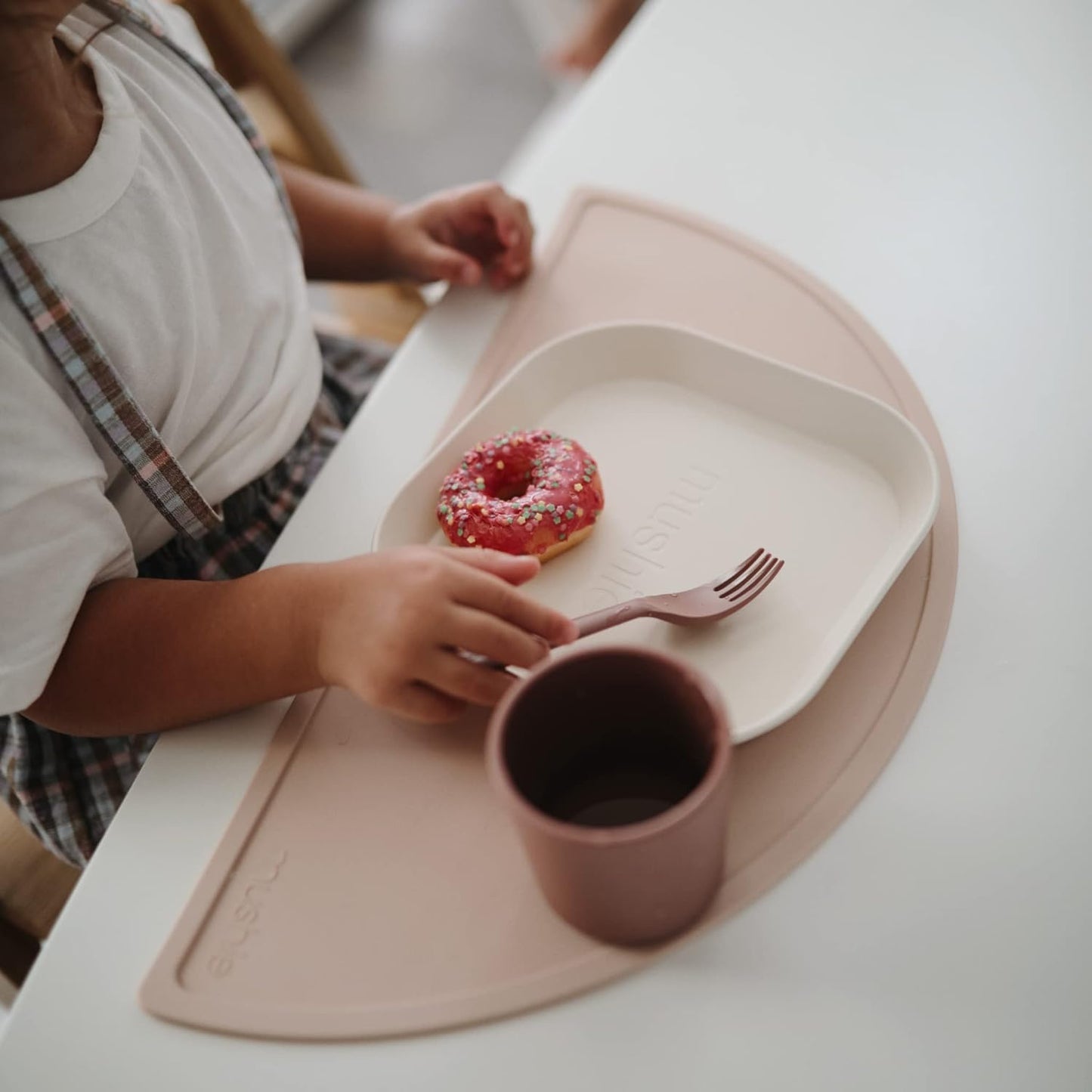 mushie Dinnerware Cups For Kids | Made in Denmark, Set of 2 (Ivory) - Colors A