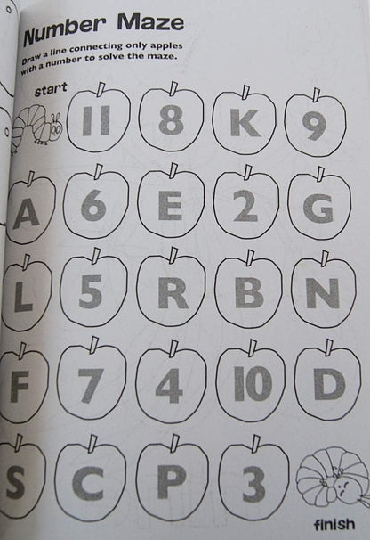 World of Eric Carle Numbers Coloring & Activity Book (Very Hungry Caterpillar, Brown Bear) 80 Pages