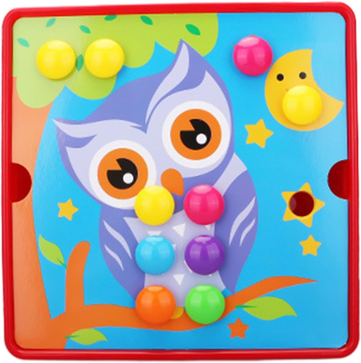 Creative Pegboard Game Set for Toddlers and Preschoolers, Style E