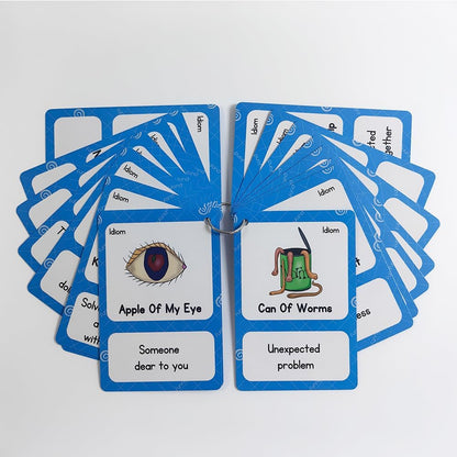 Lilias Irregular Past Tense Verbs English Grammar Double-Side Learning Flash Cards - 24 Card Set for Homeschool, Preschool, Primary School, ESL, Autism, Vocabulary Building
