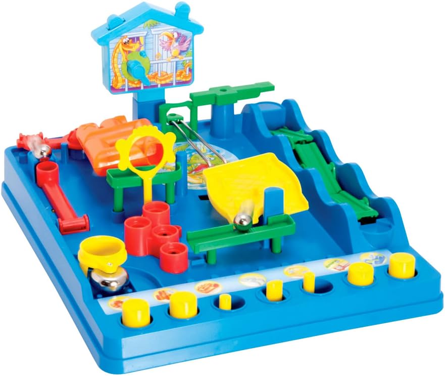 TOMY Screwball Scramble Level Up Marble Maze - Vertical Beat-The-Clock Marble Run Game - Skill & Dexterity Challenge - 1–4 Players - Ages 5+