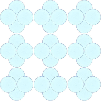 100pcs Blue Bingo Chips Acrylic Counting Chips for Night and Classroom Math Activities Poker Tokens Group Game Counters