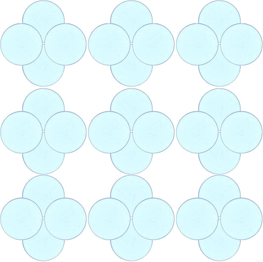 100pcs Blue Bingo Chips Acrylic Counting Chips for Night and Classroom Math Activities Poker Tokens Group Game Counters