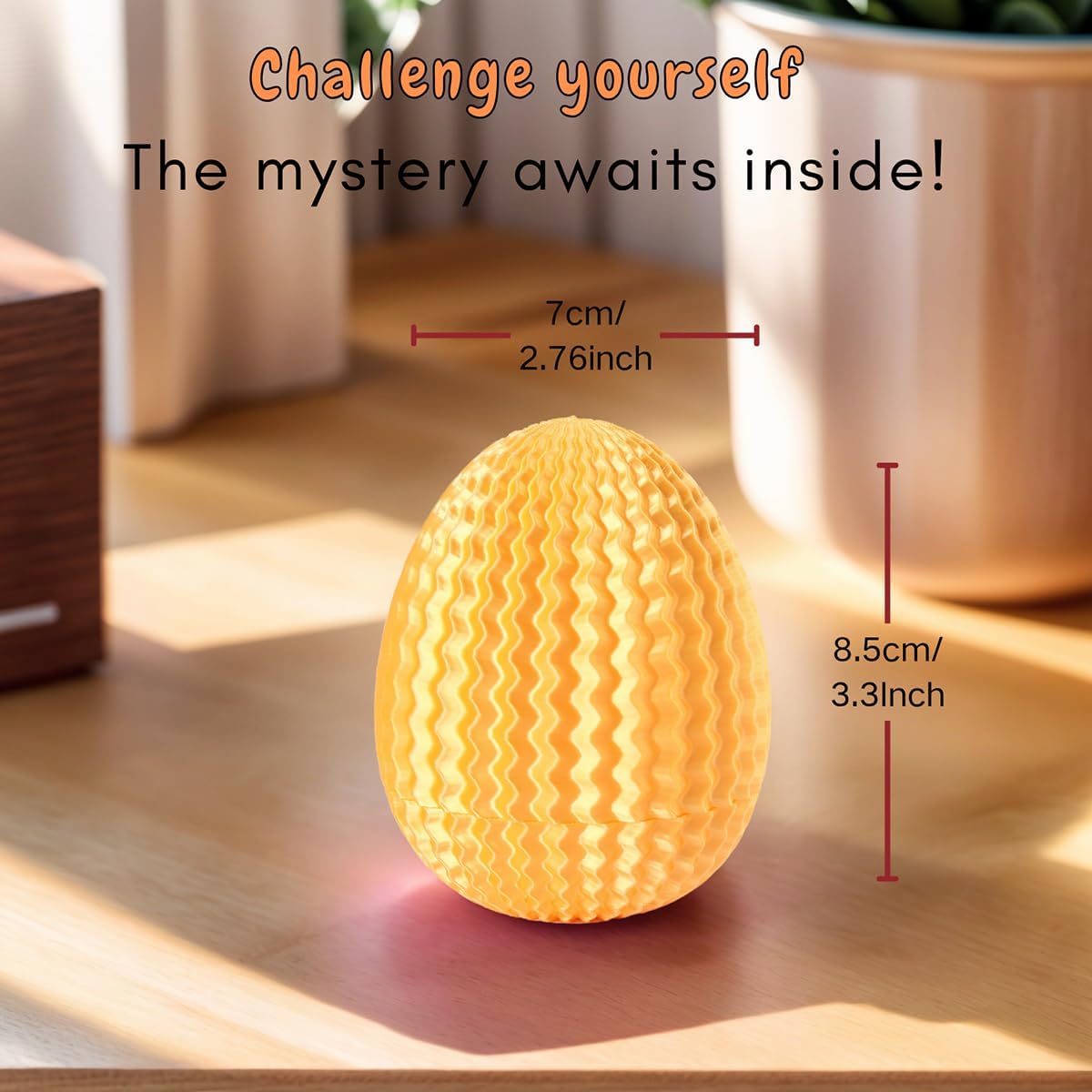 2026 Creative Gift Box: Easter Egg Mystery Puzzle with Hidden Compartment, Reusable Brain Teaser Game for Adults & Kids, Money Gift Ideas for Birthday Christmas Party Celebration