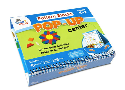 hand2mind Foam Pattern Blocks, Foam Shapes, Geometric Shapes for Kids, Pattern Play, Toddler Pattern Blocks, Shapes for Kindergarten, 3D Shapes Manipulatives, Sorting Math (Set of 100)