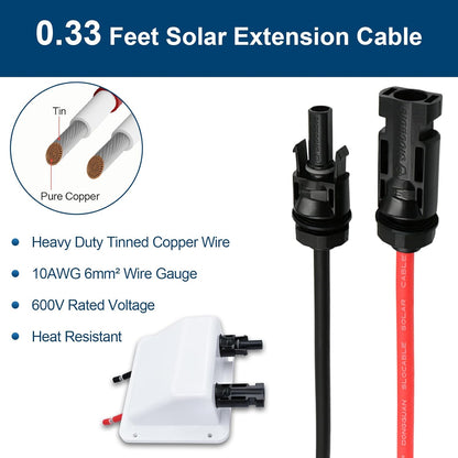 Solar Panel Mounts Bracket Set of 4pcs (White), Drill Free ABS Corner Roof Brackets Mounting Kit, Durable Solar Mount Rack Accessories for RVs, Trailers, Boats, Yachts, Vans, Carports