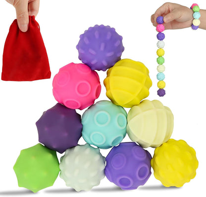 28Pcs Rainbow Stones Fidget Toy, 20mm DIY Mutual Attraction Desk Balls for Kids Adults, Educational Science Kit for Anxiety Relief, Building Crafts for Teens Party Favors Gift