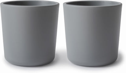 mushie Dinnerware Cups For Kids | Made in Denmark, Set of 2 (Ivory) - Colors B