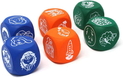 Learning Resources Story Starter Picture Cubes, Story Dice Cubes Toys, Educational Toys, Vocabulary Games for Kids, Teaches Communication, Suitable for Group Activities, Ages 4+