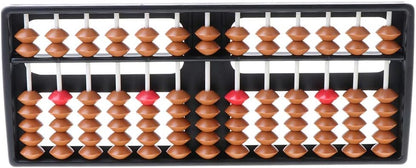 angwang Plastic Abacus,Plastic Abacus Arithmetic Soroban 13 Digits Kids Maths Calculating Tool