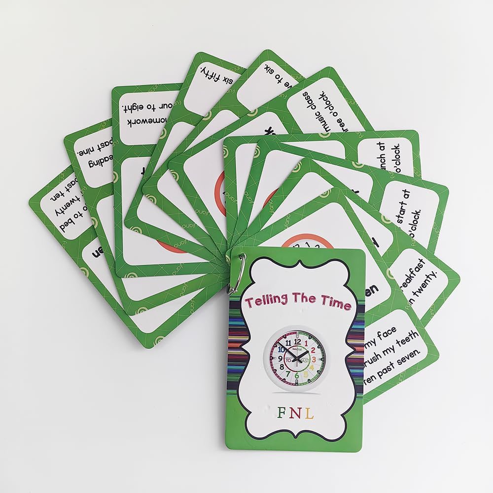 Lilias Irregular Past Tense Verbs English Grammar Double-Side Learning Flash Cards - 24 Card Set for Homeschool, Preschool, Primary School, ESL, Autism, Vocabulary Building