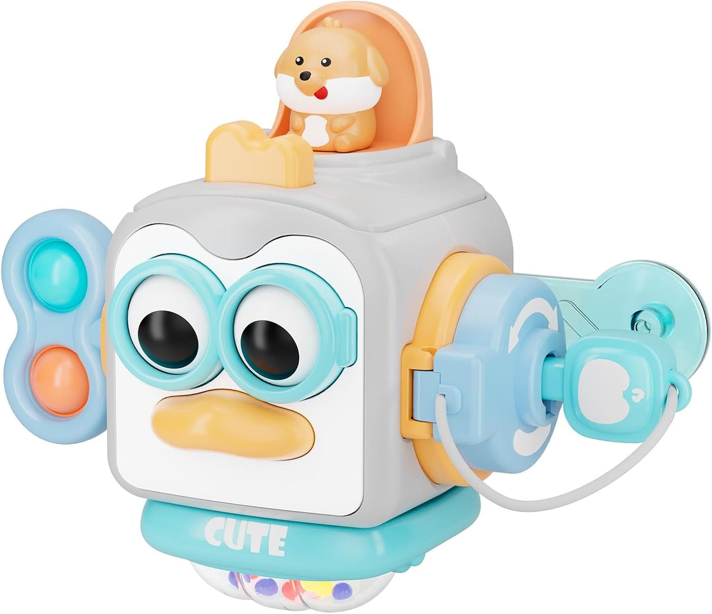 OSIMILY Montessori Toys for 1 Year Old, Busy Cube for 1 Year Old Boy Gifts,Sensory Toys for Toddlers 1-3,Fine Motor Skills Educational Toys,Birthday Gift for Baby Aged 6, 9, 10, 12, 18 Months