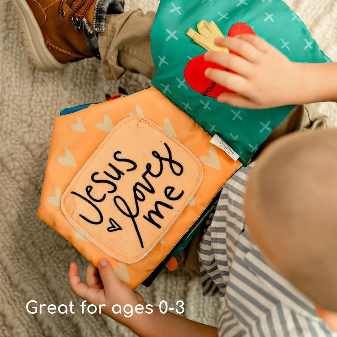 Rosary Quiet Book for Babies and Toddlers - Explore The Mysteries of The Rosary Through Play - Interactive Faith-Based Sensory Learning - Ideal for Family Prayer and Baptism Gifts