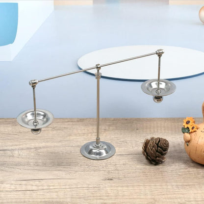Sunnytech Steel Balance Physics Toy Weightlifter Kinetic Art Balance Toy Balancing Decompressive Science Home Office Toy for Desk Decor WJ020