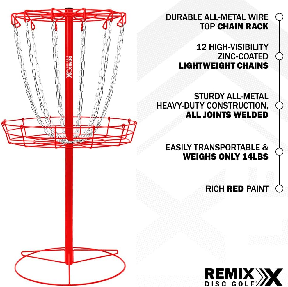 Remix Practice Basket for Disc Golf - Choose Your Color and Style