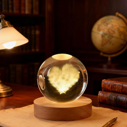 3D Solar System Crystal Ball, 2.4in Universe Gifts Decorative Quartz Glass Ball, Space Laser Engraved Model Astronomy Decor, Physics Display Sculpture Home Decor Crafts for Friends Mom Women Boys
