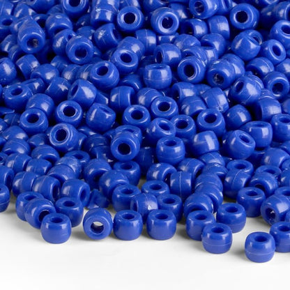Red Pony Beads 1000Pcs 9mm Pony Beads Bulk Red Perler Beads for Friendship Bracelets Kandi Beads Hair Beads for Braids Beads for Crafts