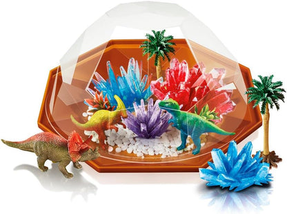 4M Dino Crystal Terrarium, Crystal Growing Science and Activity Kit with a Dinosaur Theme, for Ages 10+, STEM for Boys and Girls
