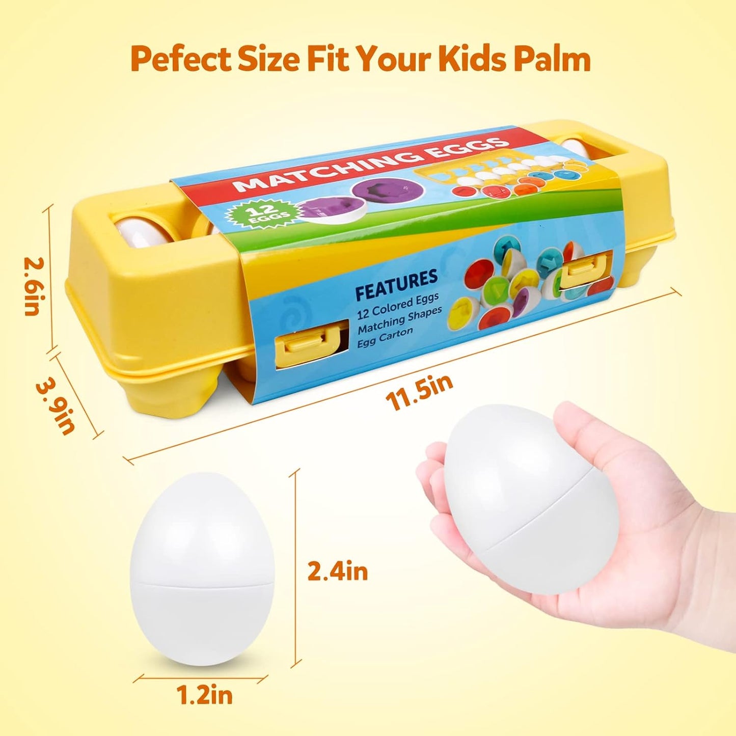 Alphabet Learning Toys Matching Letter ABC Fine Motor Toy Double-Side Ice Cream Toys Preschool Learning Activities Montessori for Toddler Kids Ages 2 3 4 5
