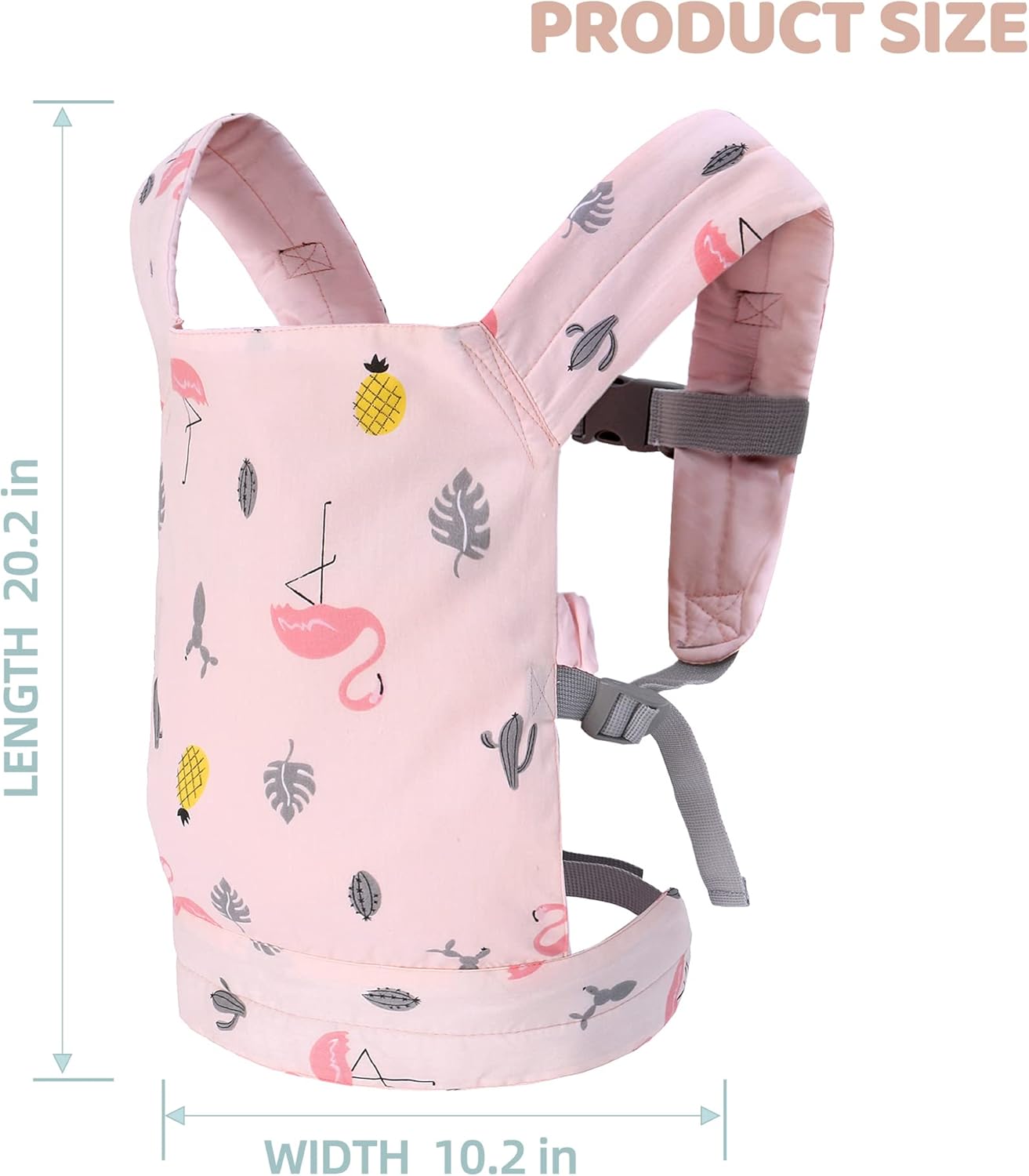 Miracle Baby Doll Carrier for Kids, Front and Back Baby Doll Accessories Backpack Kid Toddlers Play Toy Baby Carriers with Adjustable Straps for Little Girls