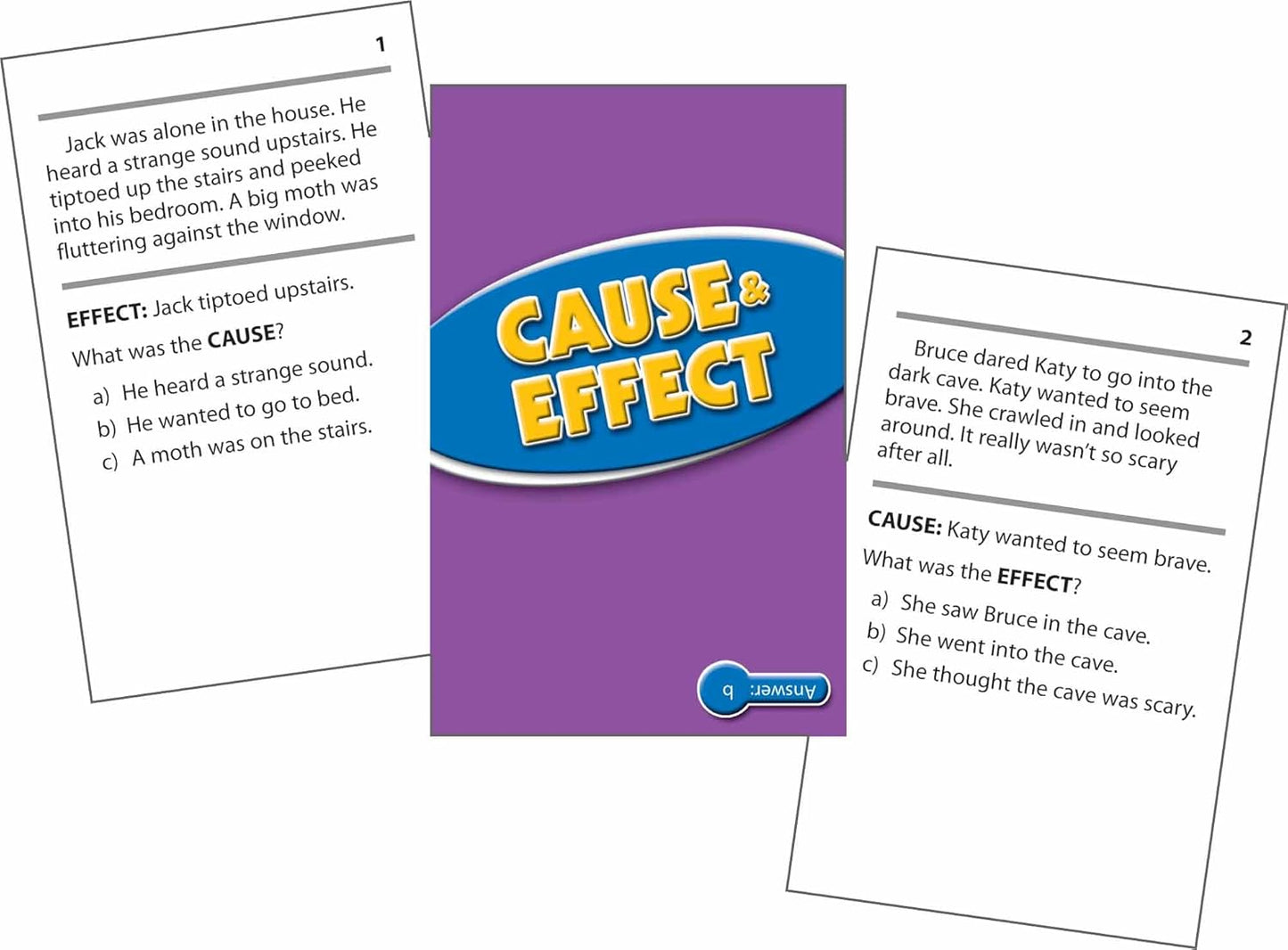 Edupress Reading Comprehension Practice Cards, Informational Text, Red Level (EP63437) Medium