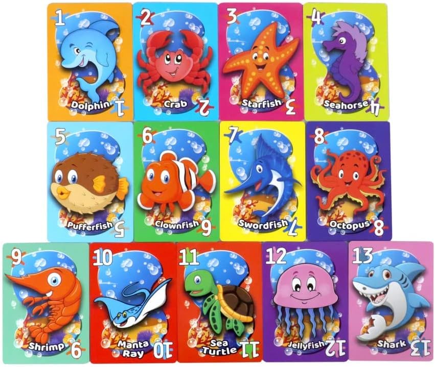 Regal Games - Go Fish, Garbage Monsters, Highway Hunt Card Games Set - Family-Friendly, Fun Card Games - Search & Find, Matching, Counting - Ages 3+ - Includes Game Cards & Instructions - 3 Pack