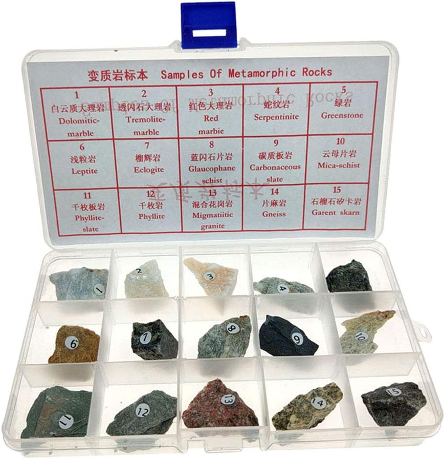 LoveinDIY Metamorphic Rock Teaching Aid Supplies Collection, Ages 8 and Up