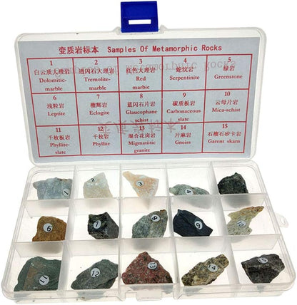 LoveinDIY Metamorphic Rock Teaching Aid Supplies Collection, Ages 8 and Up