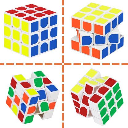 Mini Cube Puzzle Party Favors for Kids: 28 Pack 1.18in 3x3 Magic Cube School Rewards & Classroom Prize for Students - Birthday Valentines Easter Stress Relief Toys Goody Bag Filler Gifts