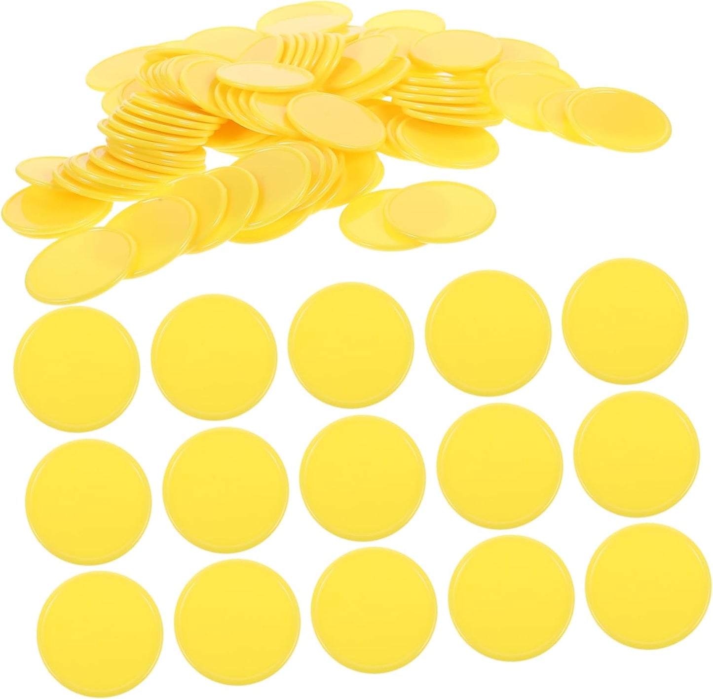 Kisangel Colorful Disc Teaching Chip Educational Board Games Math Teaching Aid Party Game Marker Learning Game