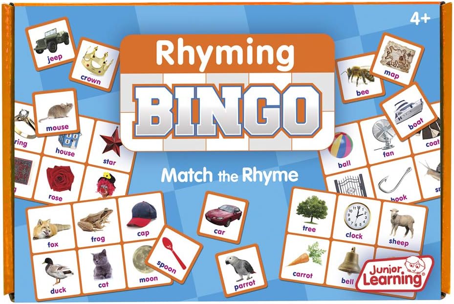 Junior Learning Rhyming Bingo Educational Action Games