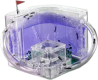 Ant Habitat Ant Farm Ant Castle Ant Castle Ant Studio Habitat Ant Farm Education and Learning Science Kit Ant Nest Farm for Learning Kit Ant Nest Ant House Ant Nest Farm(Pink), 22cm