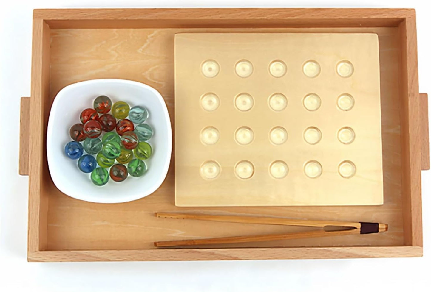 Montessori Children's Clamp Beads Concentration Training Collecting Beans Sensory Thinking Toys