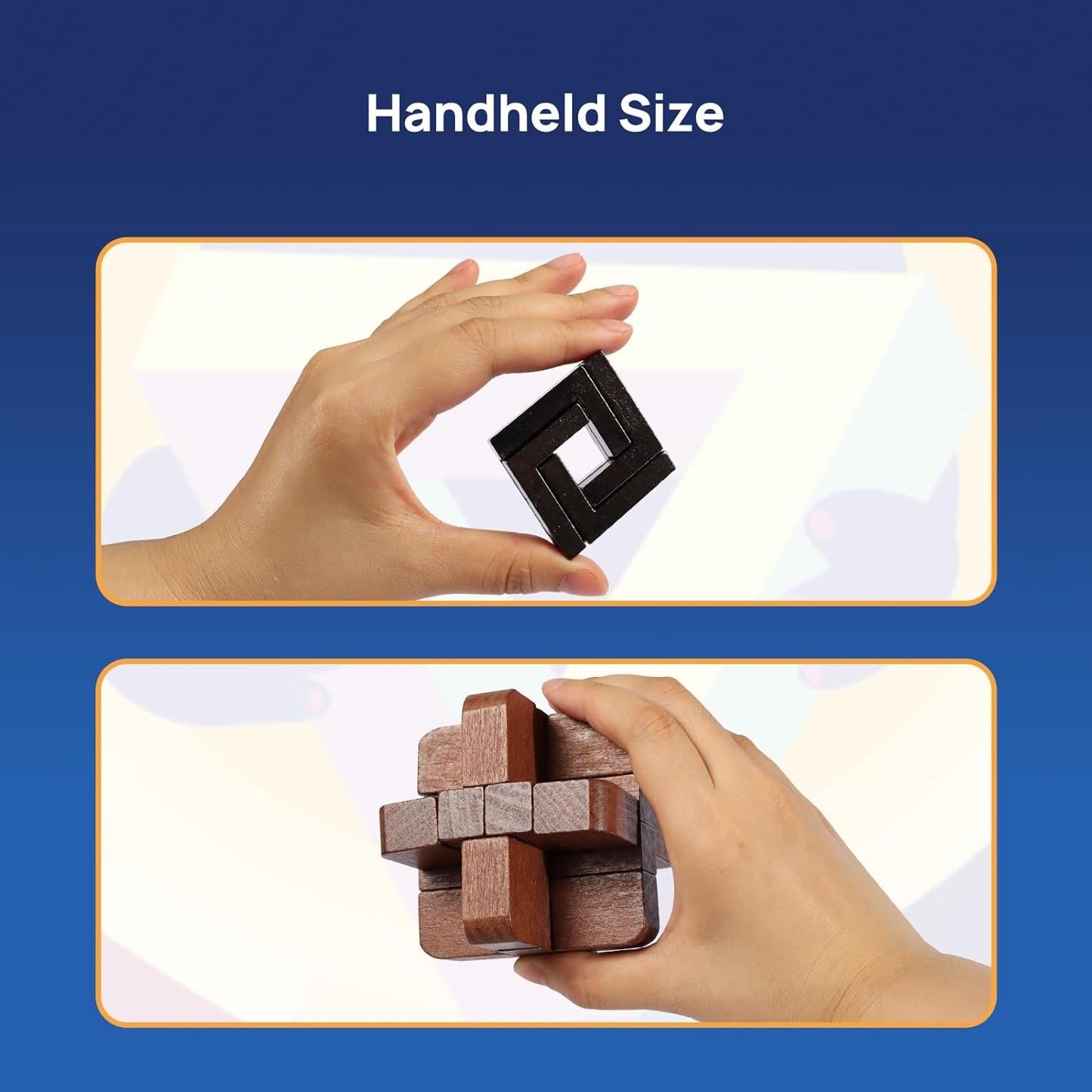 9pcs Difficulty Puzzles Gift for Adults, Teens, and Kids Brain Teaser Puzzles Game Desk Toys