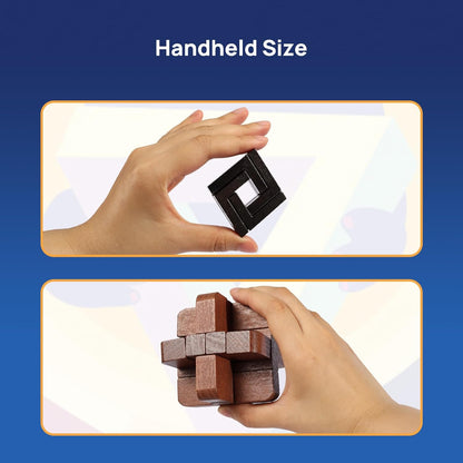 9pcs Difficulty Puzzles Gift for Adults, Teens, and Kids Brain Teaser Puzzles Game Desk Toys
