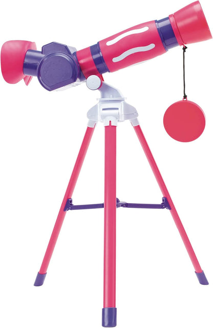Educational Insights GeoSafari My First Telescope - Mini Telescope for Kids, Toddler Space Toy, Beginner STEM Learning, Science Gifts for Boys & Girls Ages 4+