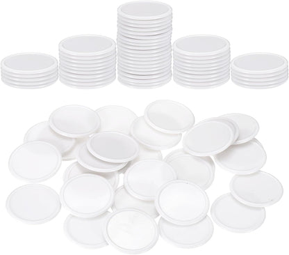 uxcell 100Pcs 0.8 Inch Plastic Poker Chips, Mini Bingo Chips Learning Counters Counting Counters Disks Markers Opaque Game Tokens for Game Play Math Counting, Yellow