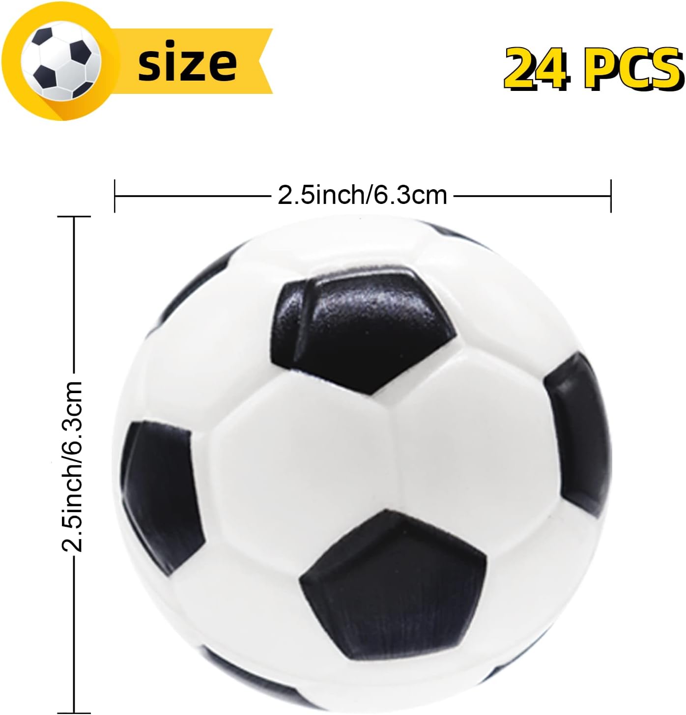 24 PCS Globe Squeeze Balls,2.5 Inch Foam Squeeze Balls for Kids,School,Classroom,Party Favors