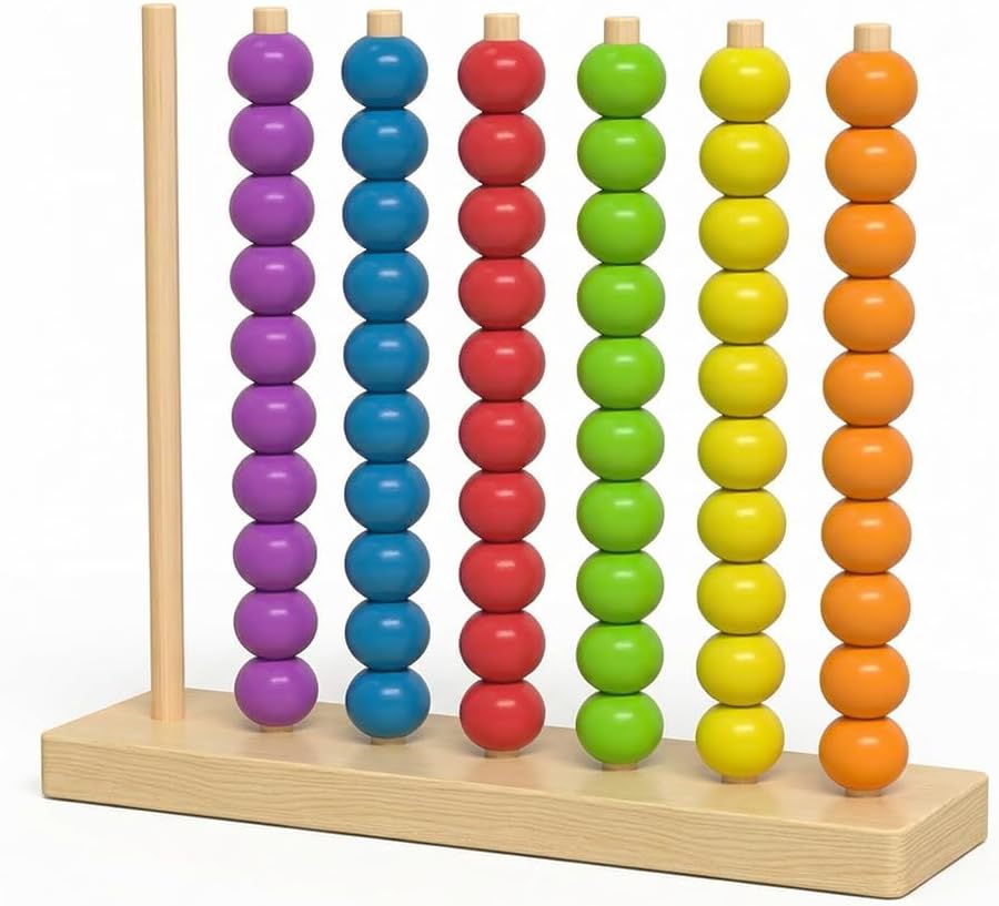 Color Matching Stacking Puzzle Game, 2026 New Wooden Color Match Challenge Game, Fast Color Stack Challenge Game Puzzle 2-4 Players, Tabletop Brain Teaser for Family Friend Game Night (#A)