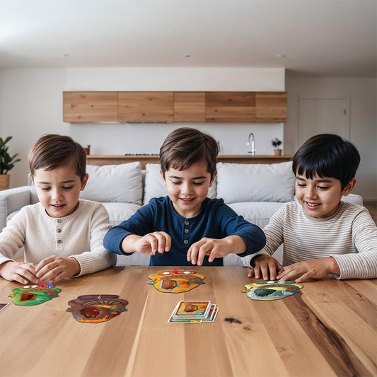 Miniland Board Game for Kids +5, Develops Fine Motor Skills, Come with Wooden Bugs, Tweezers and Game Boards, Children Memory and Pincer Grasp | Catch The Bug