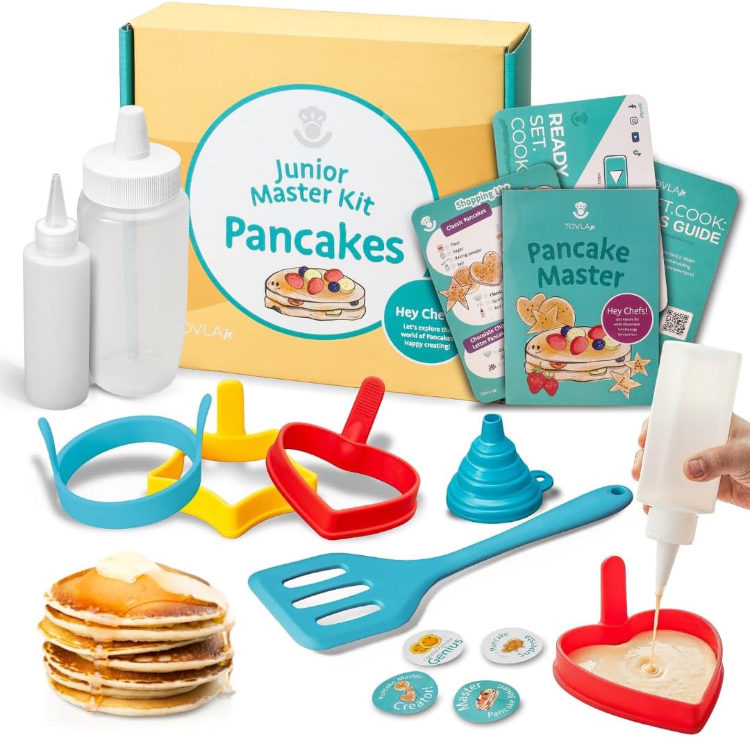 Tovla Jr. My First Food Science Kit – Edible Slime + Fun Experiments – STEM Montessori-Inspired Activity Set for Ages 5-8