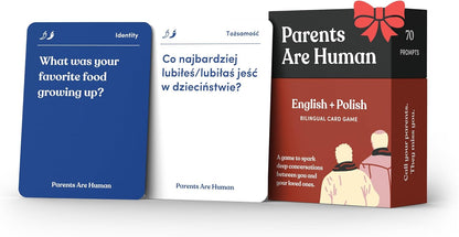 Parents Are Human, Relationship Cards, Get to Know Each Other Better, Parents, Families, Teens & Kids Relationship Building, Light & Deep Questions, 70 Questions & Activity Cards, English