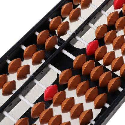 angwang Plastic Abacus,Plastic Abacus Arithmetic Soroban 13 Digits Kids Maths Calculating Tool