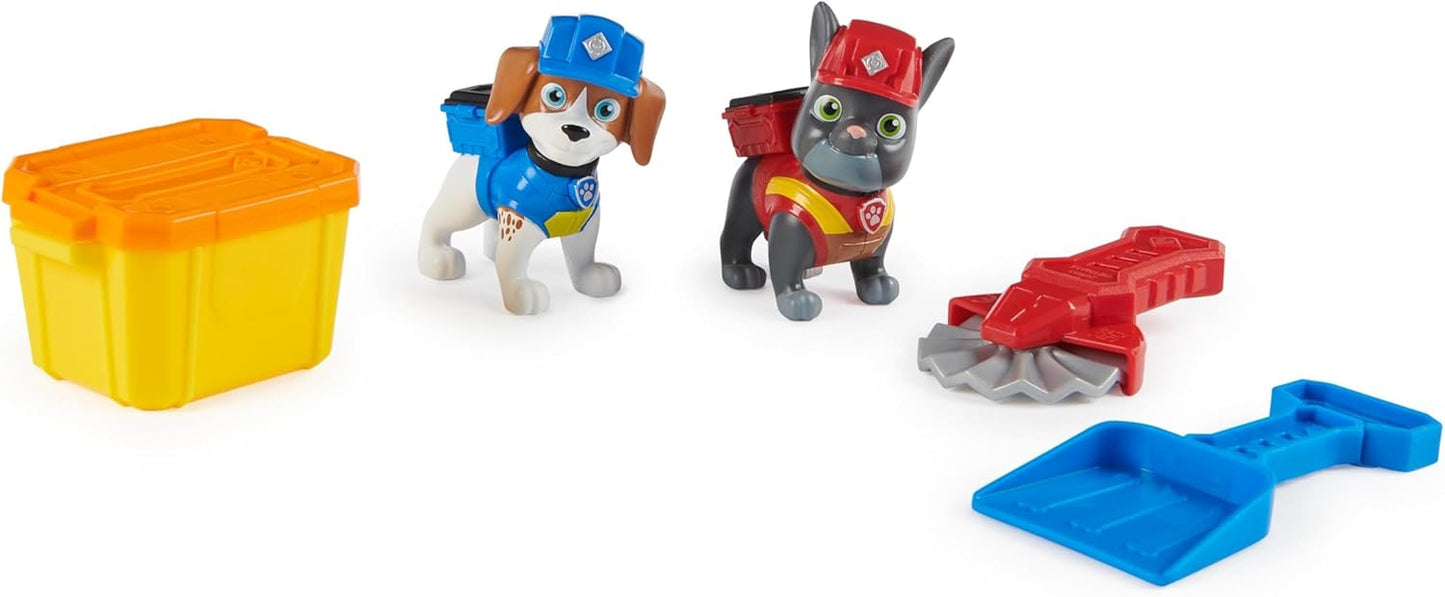 Ruben & Compagnie – Pack of 2 Ruben & Mix Figures + Accessories – Collectible Figure – Kinetic Sand and Kinetic Sand – Paw Patrol Toy – Children's Toy 3 Years and Above