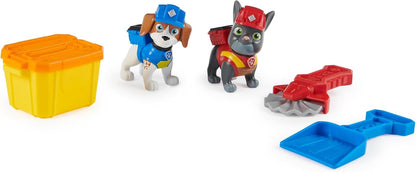 Ruben & Compagnie – Pack of 2 Ruben & Mix Figures + Accessories – Collectible Figure – Kinetic Sand and Kinetic Sand – Paw Patrol Toy – Children's Toy 3 Years and Above
